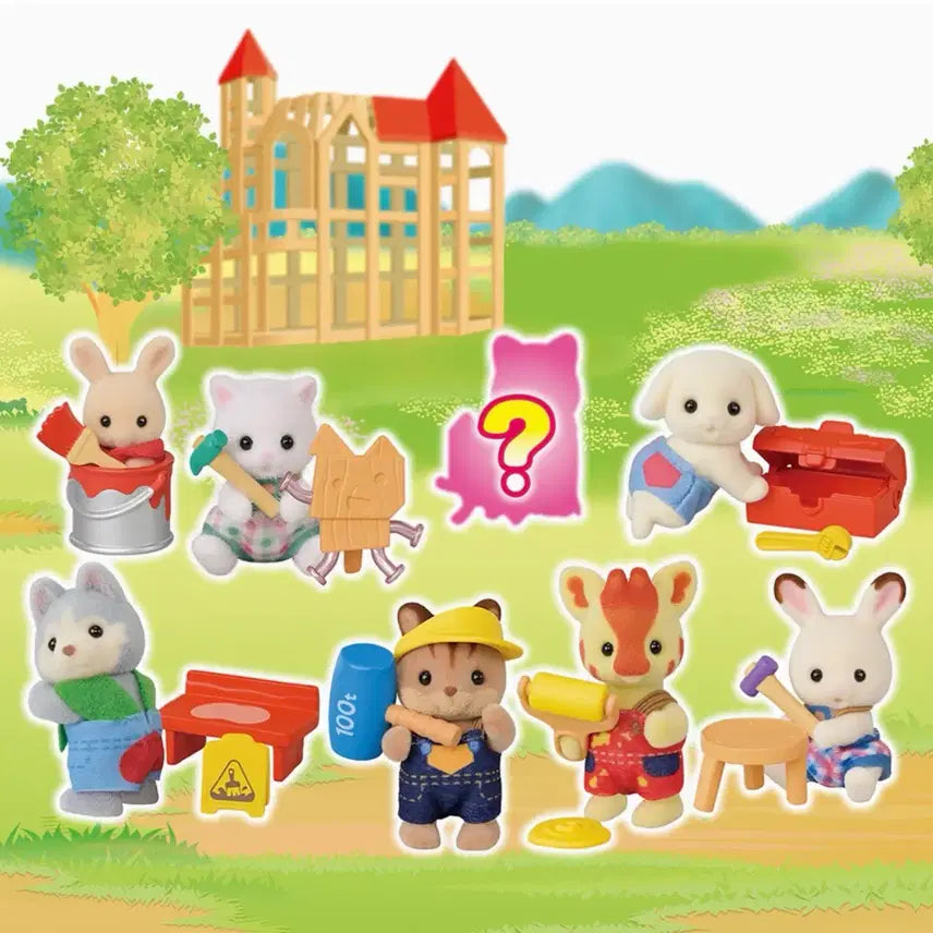 [BUNJANG] Sylvanian Families Architect Series Blind Bag Bundle Set / 일괄 실바니안 패밀리 건축가 시리즈 블라인드백