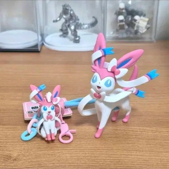 [BUNJANG] Pokemon Figure Gacha Nymphia 2 Types Set / 포켓몬 피규어 가챠 님피아 2종 세트