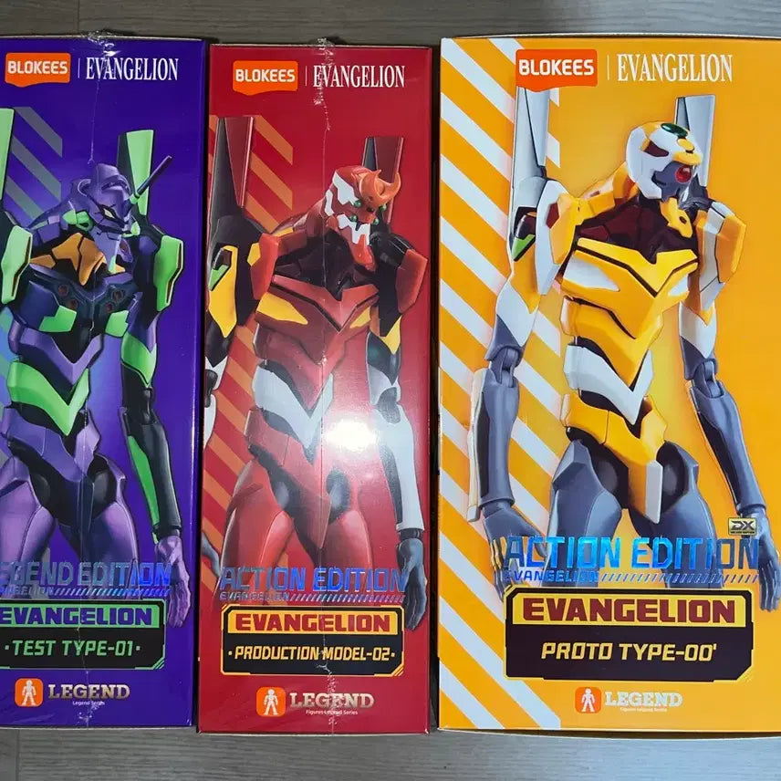 [BUNJANG] Bloxy Evangelion 3-Type Set / 블로키 에반게리온 3종 세트