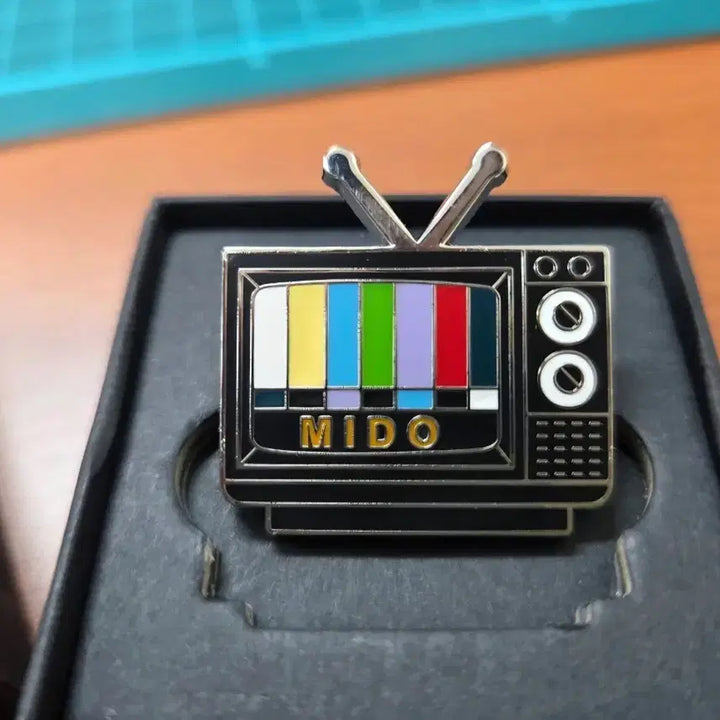 [BUNJANG] Mido Vintage TV Badge / 미도 빈티지TV 뱃지