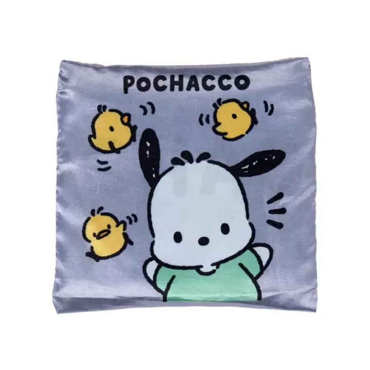 [BUNJANG] Sanrio Pochacco Satin Eco Bag / 산리오 포차코 새틴 에코백