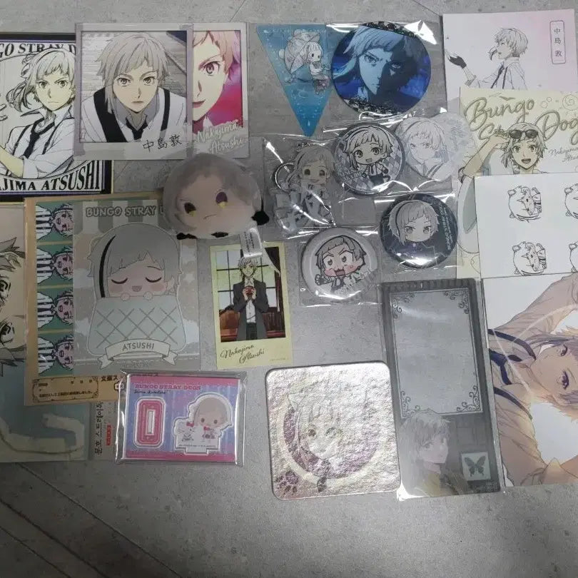 [BUNJANG] Bungo Stray Dogs Atsushi Bundle Set (Official + Unofficial Goods) / 문스독 아츠시 일괄판매 (공굿 + 비공굿)
