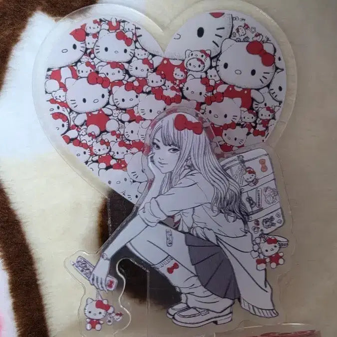 [BUNJANG] Junji Ito Tomie Hello Kitty Collaboration Acrylic Stand / 이토준지 토미에 헬로키티 콜라보 아크릴