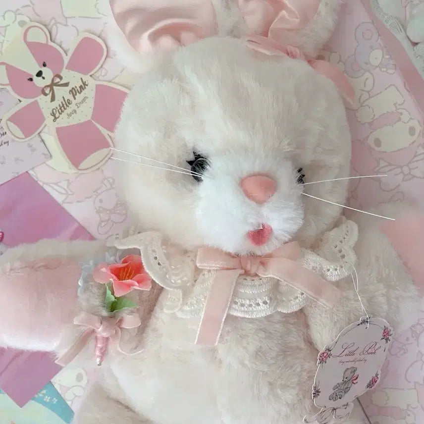 [BUNJANG] Little Pink Artist Handmade Rabbit Doll / Little Pink 작가님 토끼 일본 작가 리틀핑크 핸드메이드 인형 판매