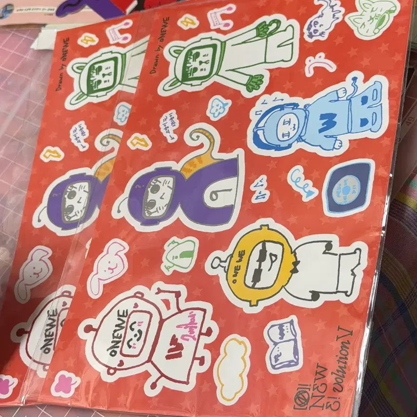 [BUNJANG] ONEWE ONEW X ONEWE Sticker Set / 원위 오뉴블 5 스티커