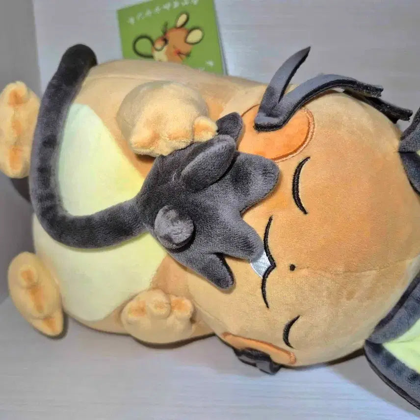 [BUNJANG] Pokemon Sleep Dedenne Plush / 포켓몬 슬립 데덴네 봉제인형 잠자는 데덴네 일포센 택O