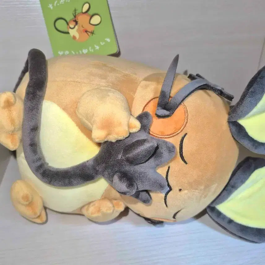 [BUNJANG] Pokemon Sleep Dedenne Plush / 포켓몬 슬립 데덴네 봉제인형 잠자는 데덴네 일포센 택O