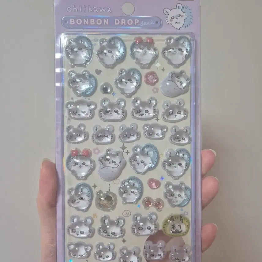 [BUNJANG] Chiikawa Momonga Bonbon Drop Sticker / 치이카와 모몽가 봉봉드롭 스티커