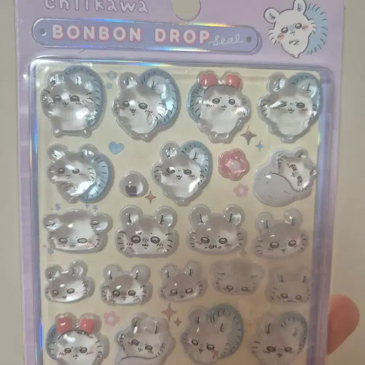 [BUNJANG] Chiikawa Momonga Bonbon Drop Sticker / 치이카와 모몽가 봉봉드롭 스티커