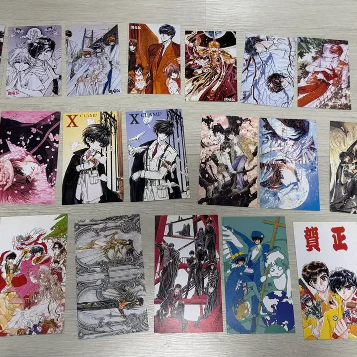 [BUNJANG] CLAMP Classic Manga Postcards Bundle Set / 고전만화 클램프엽서 일괄판매