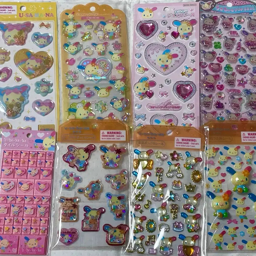[BUNJANG] Usahana Sticker Bundle Set / 우사하나 스티커 세트 일괄