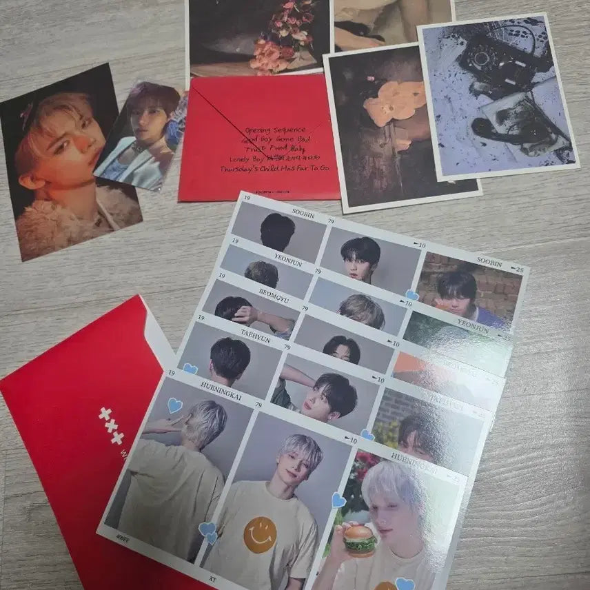 [BUNJANG] TXT Lotteria Postcard Photocard Bundle Set / 투모로우바이투게더 롯데리아 등 엽서 포토카드 일괄