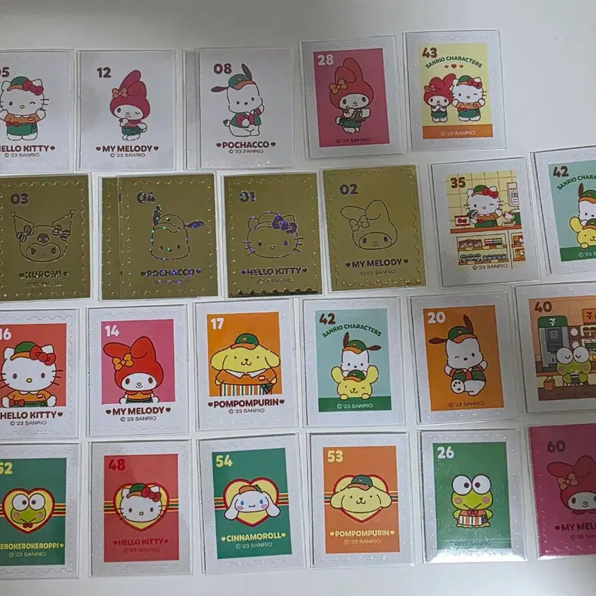 [BUNJANG] Sanrio Stamp Stickers / 산리오 우표씰