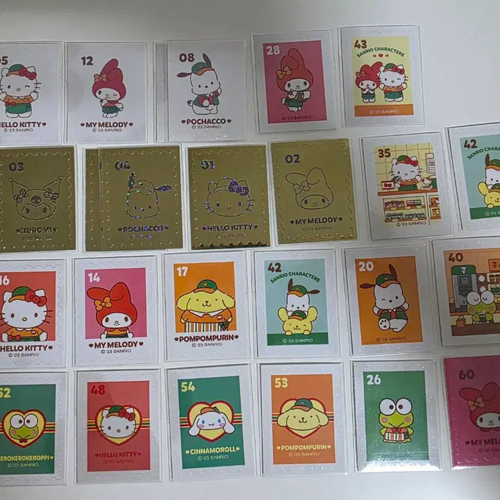 [BUNJANG] Sanrio Stamp Stickers / 산리오 우표씰