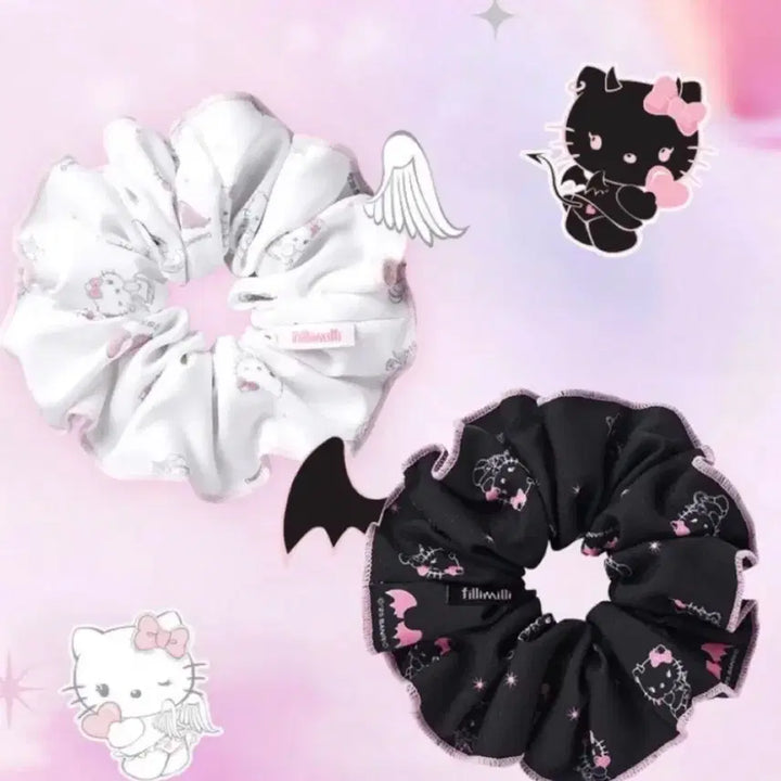 [BUNJANG] Sanrio Hello Kitty FillyMilly Devil Scrunchie (Sealed) / 헬로키티 필리밀리 악마 스크런치 미개봉