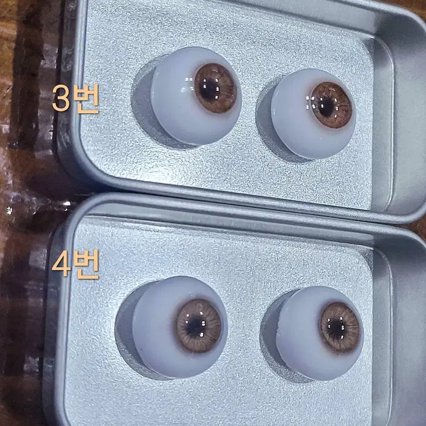 [BUNJANG] 14mm Resin Doll Eyes - Brown / 14mm 안구 브라운 판매 구관 구체관절인형 인형 안구