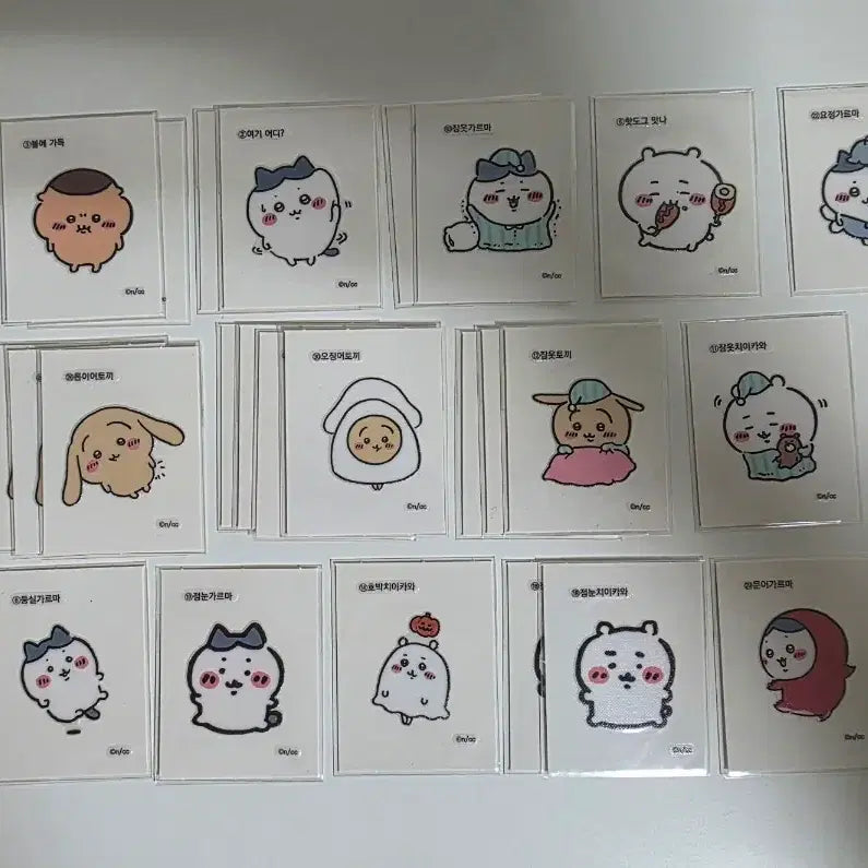 [BUNJANG] Chiikawa Ttibusil Sticker Set / 치이카와 띠부씰