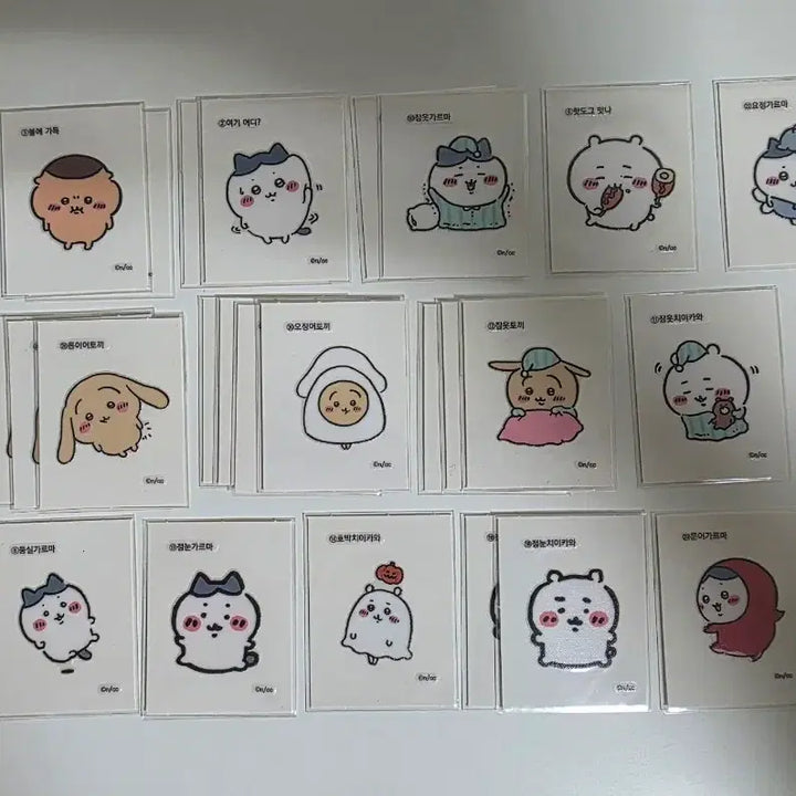 [BUNJANG] Chiikawa Ttibusil Sticker Set / 치이카와 띠부씰