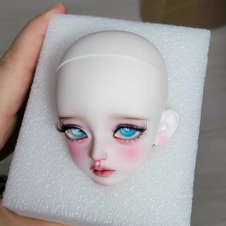 [BUNJANG] MSD Ball-Jointed Doll Head (1/4 Scale) - Makeup Applied / 구관 MSD 화장된 헤드 구체관절인형 머리 1/4