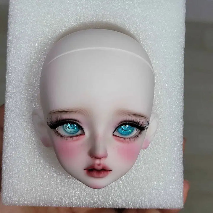 [BUNJANG] MSD Ball-Jointed Doll Head (1/4 Scale) - Makeup Applied / 구관 MSD 화장된 헤드 구체관절인형 머리 1/4