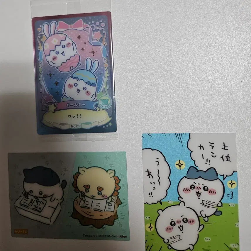 [BUNJANG] Chiikawa Bundle Set Clear Card, Wafer Card, Hachiware / (일괄)먼작귀 치이카와 카드 클리어 카드 웨하스 카드 하치와레