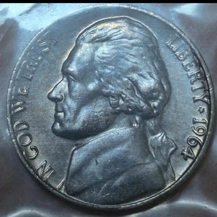 [BUNJANG] 1964 P-Mint Jefferson Nickel Coin / 1964년P산 제퍼슨 니켈 주화