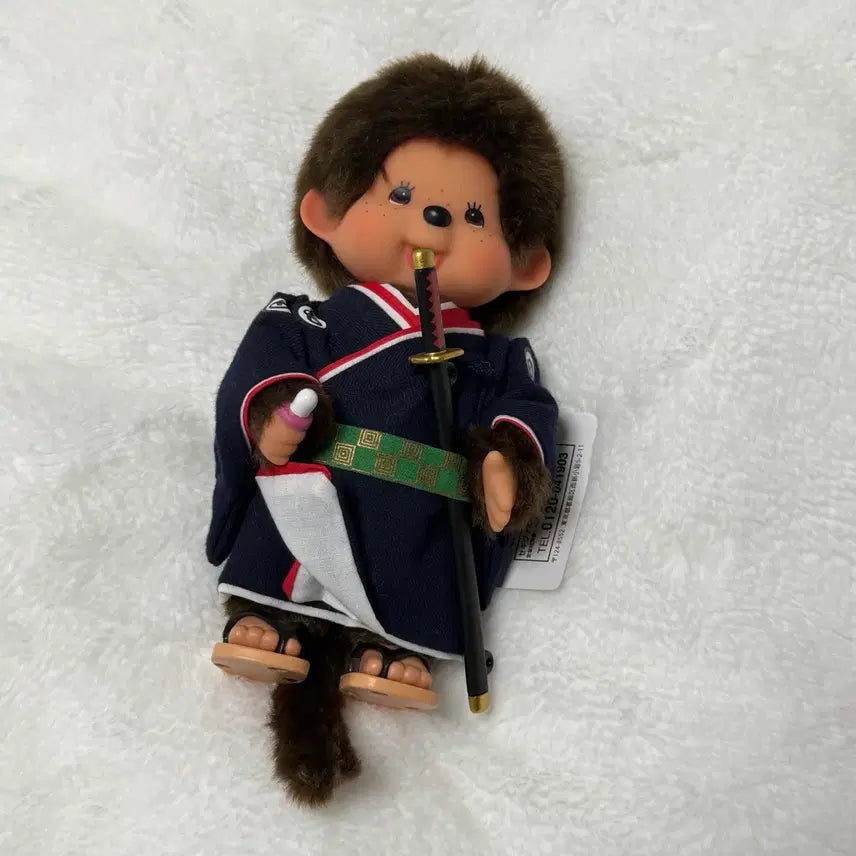 [BUNJANG] Samurai Monchhichi Doll / 사무라이 몬치치