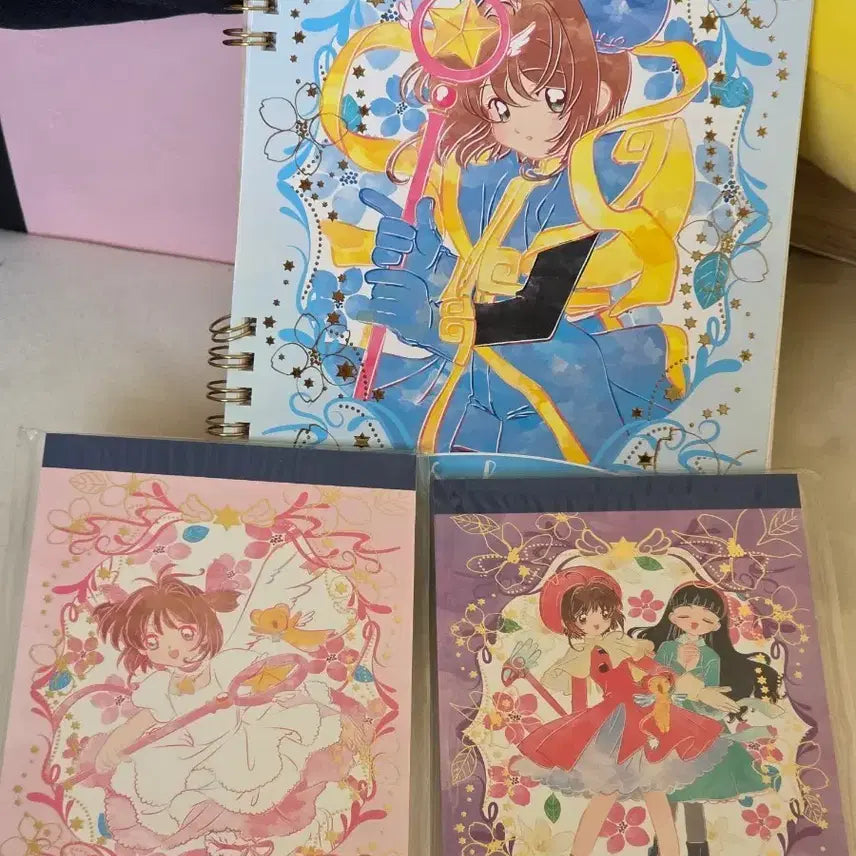 [BUNJANG] Cardcaptor Sakura A5 Notebook &amp; Memo Pad Set / 카드캡터체리 수첩 &amp; 메모지 세트