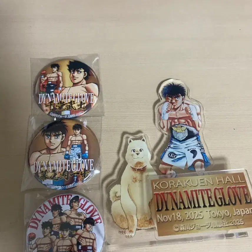 [BUNJANG] The Fighting Acrylic Stand &amp; Badge Bundle Set / 더 파이팅 아크릴 스탠드,뱃지 일관