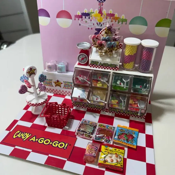 [BUNJANG] Re-Ment Sweets Happy Candy Shop Unsealed / 리멘트 스위티 해피 캔디샵 개봉