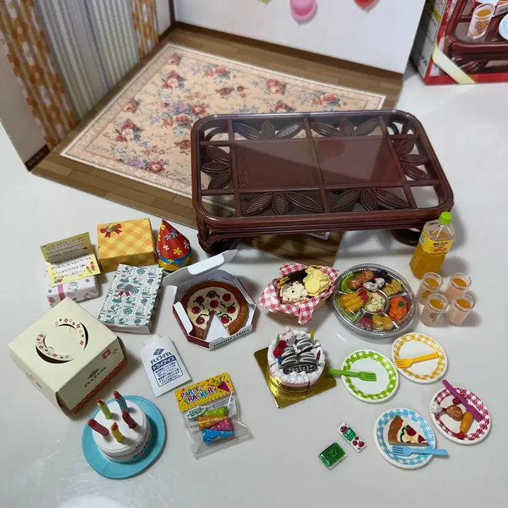 [BUNJANG] Re-Ment Puchi Sample "Heart-Pounding Birthday Party" First Press Limited Edition (Opened) / 리멘트 푸치샘플 두근두근 생일파티 초회한정판 개봉