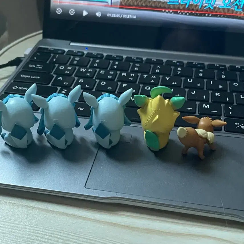 [BUNJANG] Pokemon Incineroar Figure 5-Piece Set / 포켓몬스터 입치트 피규어 5종세트
