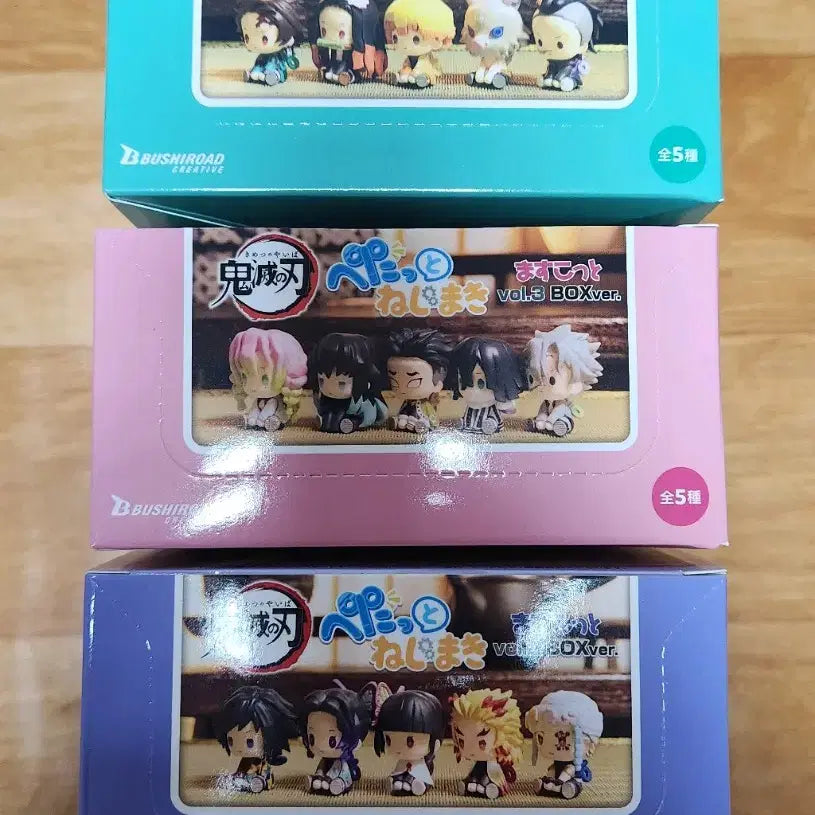 [BUNJANG] Demon Slayer Petatto Full Set (Vol. 1-3) Sealed / 귀멸의칼날 페탓토 전종 풀박스 일괄 (미개봉)