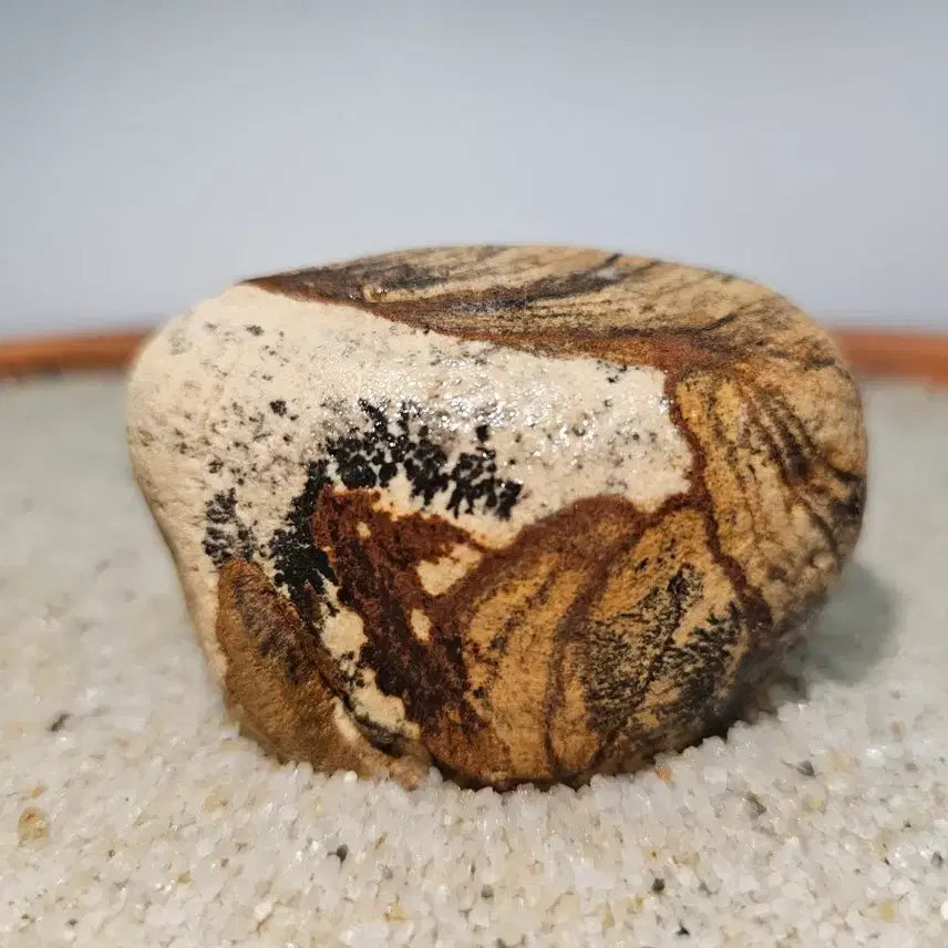 [BUNJANG] Natural Stone (Mokmunseok) Landscape Stone / 수석 자연석 목문석 한폭의 그림같은 매력적인 자연석이에요 크기 6센치정도