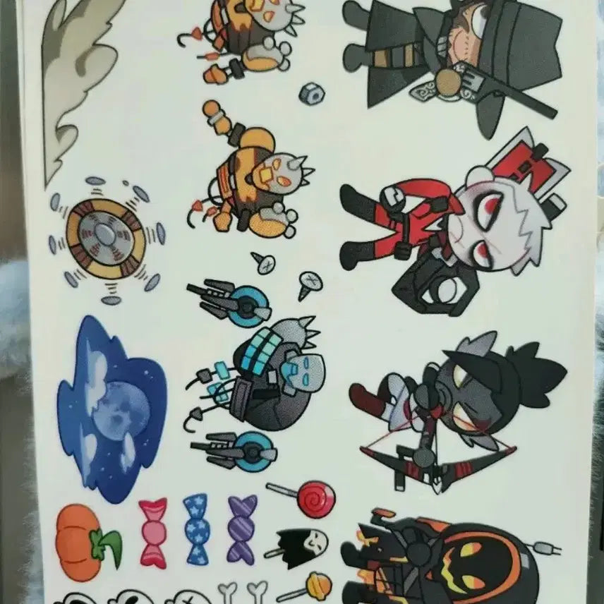 [BUNJANG] Jack Stauber Overwatch Sticker Bundle / 오버워차 스티커 일괄 잭스타우버님