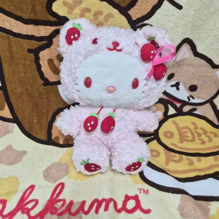 [BUNJANG] Ichigo Bear Kitty Large Plush / 이치고베어 키티 팝니다