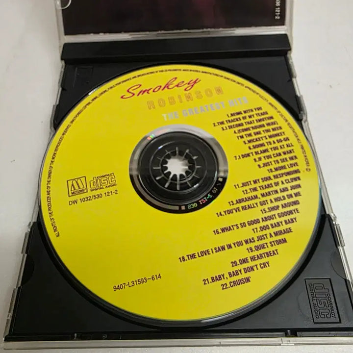 [BUNJANG] Smokey Robinson The Greatest Hits / 스모키 로빈슨 Smokey Robinson - The Greatest Hits