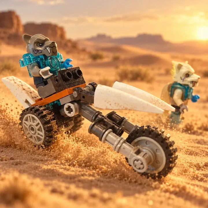 [BUNJANG] LEGO Chima Characters (2) + Motorcycle Set / 레고 키마 캐릭터 2개+오토바이