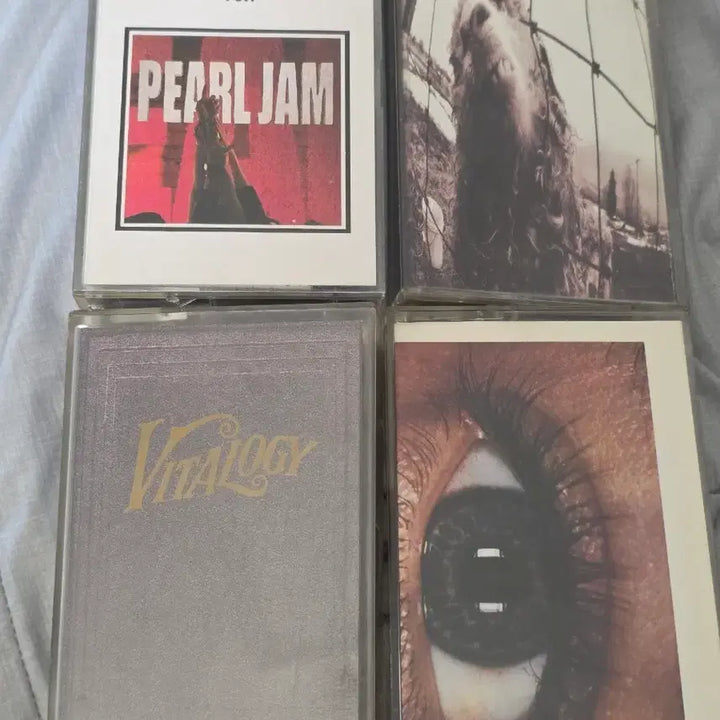 [BUNJANG] Pearl Jam 1st-4th Album Cassette Tape Bundle Set / 펄잼 1,2,3,4집 카세트테이프 일괄