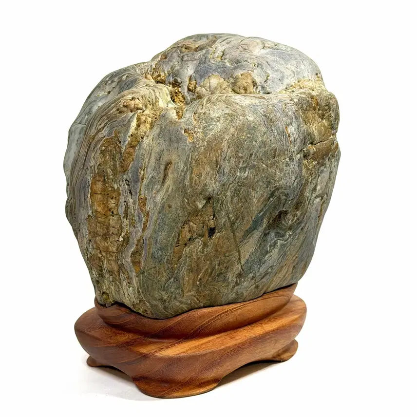 [BUNJANG] Namhan River Jade Stone Water Basin / 배추옥석 물고임석 수석