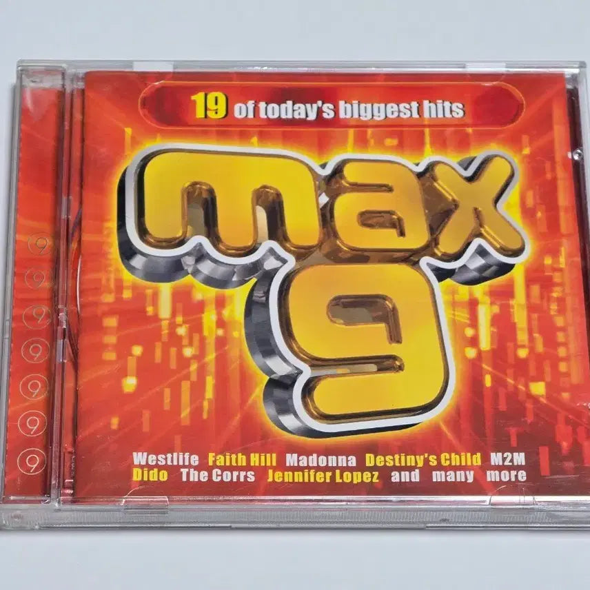 [BUNJANG] MAX 9 Pop Compilation CD (2002 Warner Music) / MAX 9 (맥스 9) 팝 컴필레이션 CD