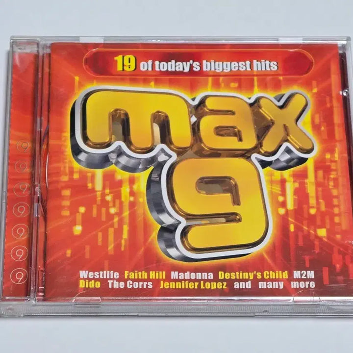 [BUNJANG] MAX 9 Pop Compilation CD (2002 Warner Music) / MAX 9 (맥스 9) 팝 컴필레이션 CD