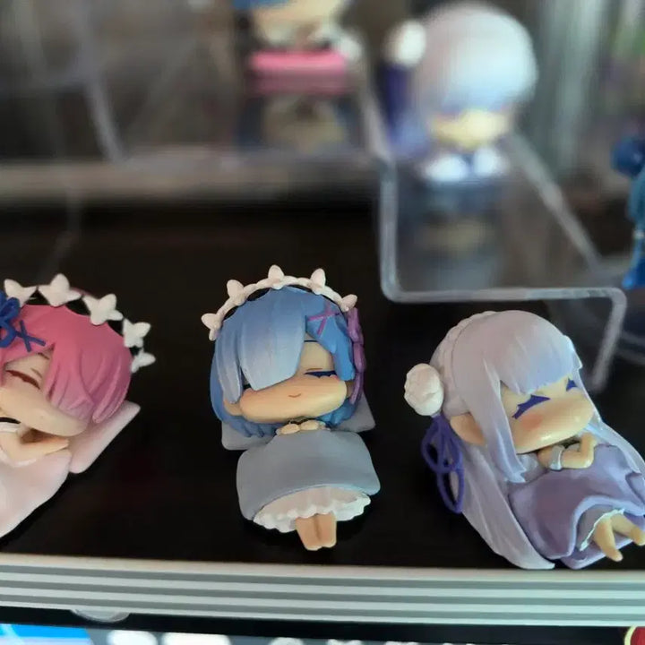 [BUNJANG] Re:Zero Ram &amp; Rem Gacha Figure Set / RE: 리 제로부터 시작 / 렘 람 / 가챠 / 피규어 6+1 [일괄]