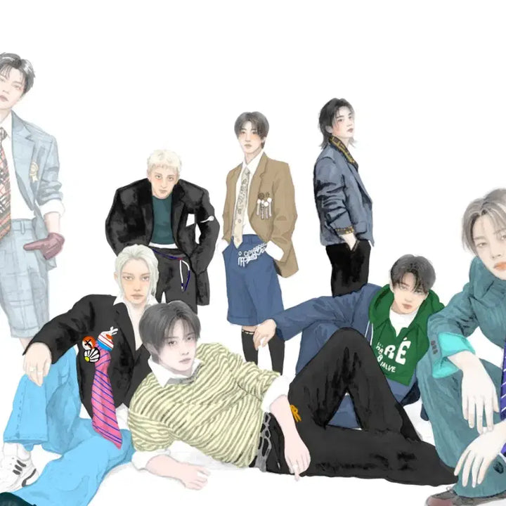 [BUNJANG] Custom Digital Portrait Drawing Service / 그림그려드려요~!!!!!