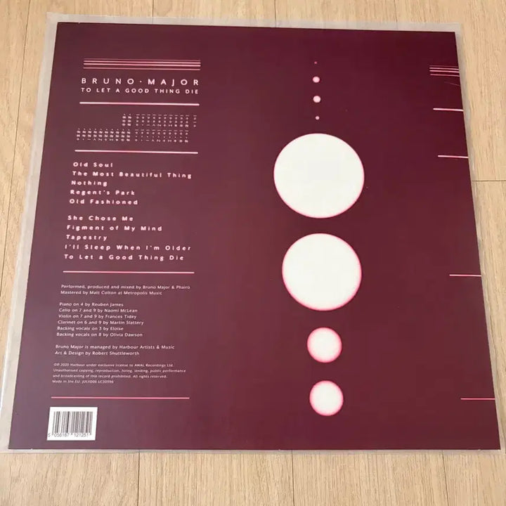 [BUNJANG] Bruno Major Old Soul, New Ideas Vinyl LP / 부르노 메이저 lp 판매