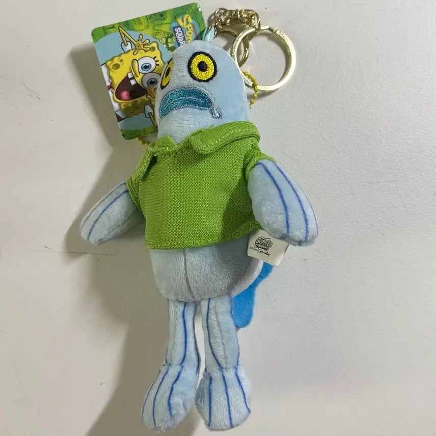 [BUNJANG] SpongeBob SquarePants Bikini Bottom Residents Plush Keychain / 스폰지밥 비키니시티 주민 인형 키링