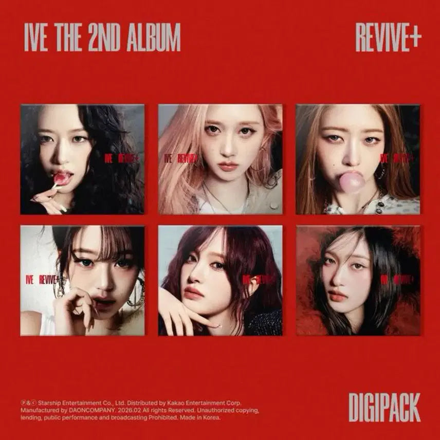 [BUNJANG] IVE THE 2ND ALBUM REVIVE+ Digipack Version / IVE (아이브) THE 2ND ALBUM [REVIVE+] (Digipack Ver.)
