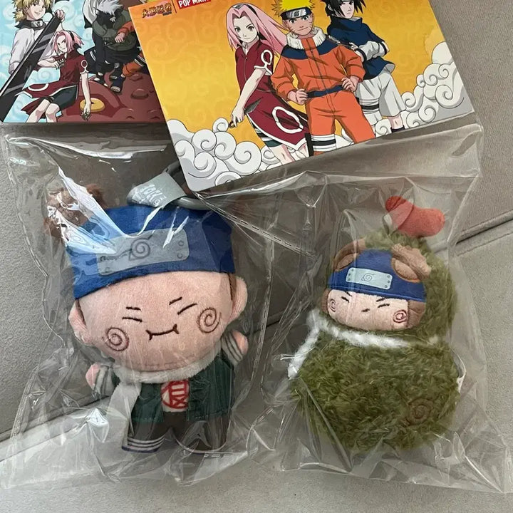 [BUNJANG] Pop Mart Naruto Choji Plush Set (2 Types) / 나루토 중국 쿠지 팝마트 쵸지 봉제인형 2종 일괄