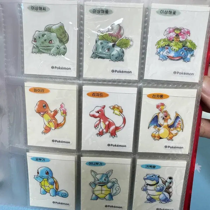 [BUNJANG] Pokemon Artwork Tteobuseal Full Set (100 Types) + Charizard Tteobuseal Book / 포켓몬 아트워크 띠부씰 전종(100종)+ 리자몽 띠부씰북