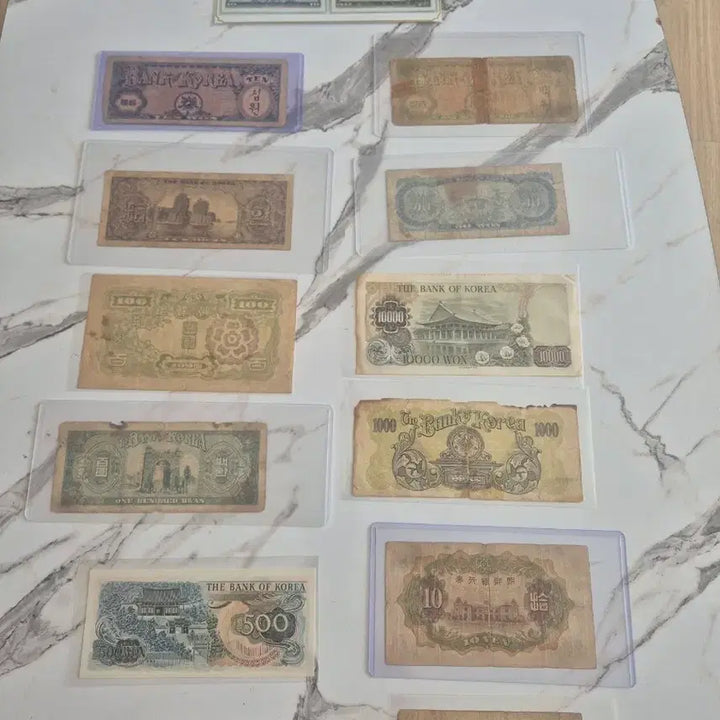 [BUNJANG] Korean Banknotes Old Series 14-Note Set / 한국은행권 구권 지폐 세트(14종) 잋 서비스(세번째사진)